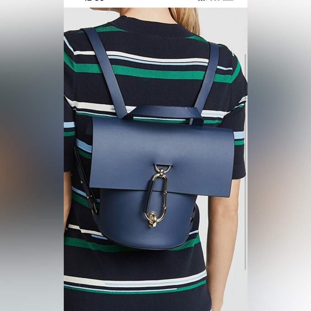 Zac Posen back pack leather bag